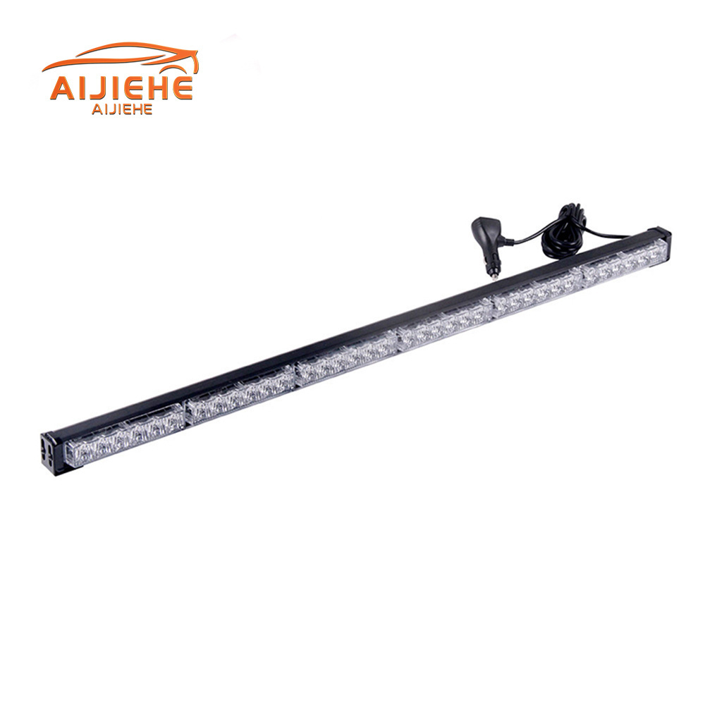 Super bright car led warning strobe light in the network open street light bar strong magnetic ceiling suction cup type