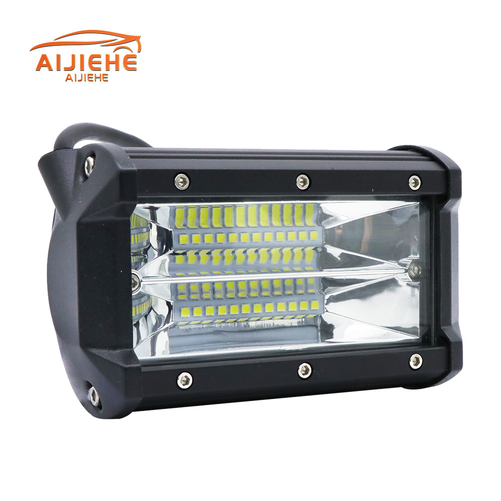 LED Work Light 72w Waterproof Offroad Car Truck Tractor Boat Trailer SUV ATV 12V Spot Flood LED Light Bar LED Work Light