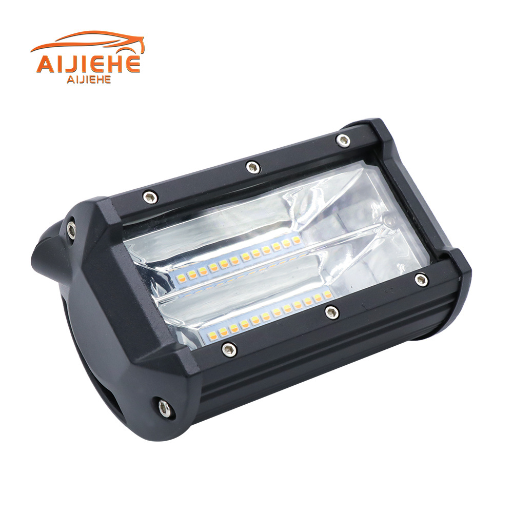 Super brightness work led light 72w 120w auto LED light bar double color combo beam 12V-24V good quality led light bars