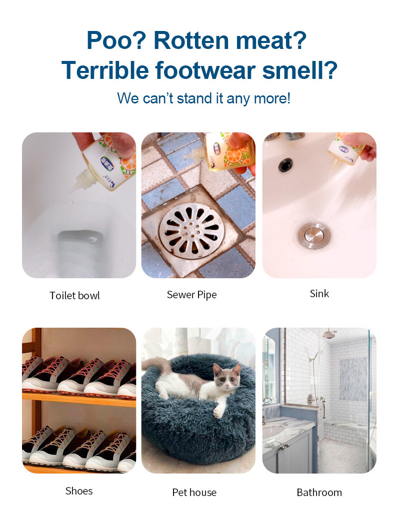 A Drop of Fragrant Fragrance Household Freshener Toilet Shoes Deodorant Long-lasting Fragrance Toilet Deodorizer