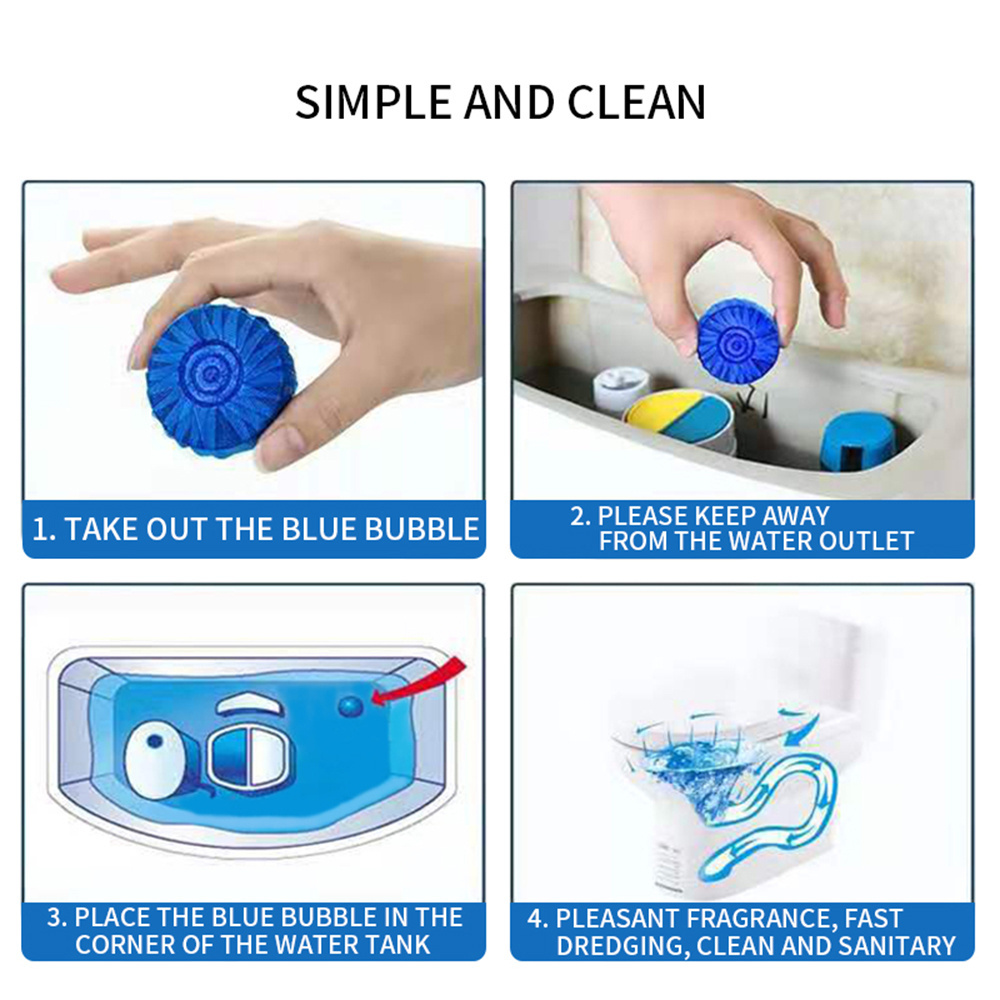 Hot sale tablets automatic toilet bowl cleaner 50g toilet cleaner block bowl tablets toilet deodorizer