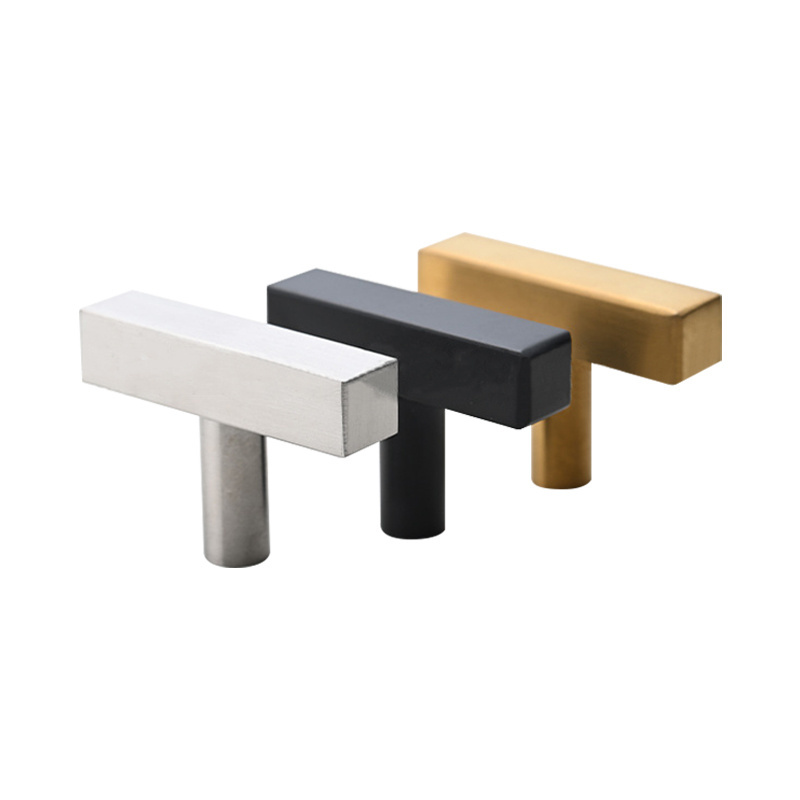 Furniture Handles Gold Kitchen Cabinet Handles Knobs Brushed Kitchen Cabinet Hardware T Bar Drawer Pulls