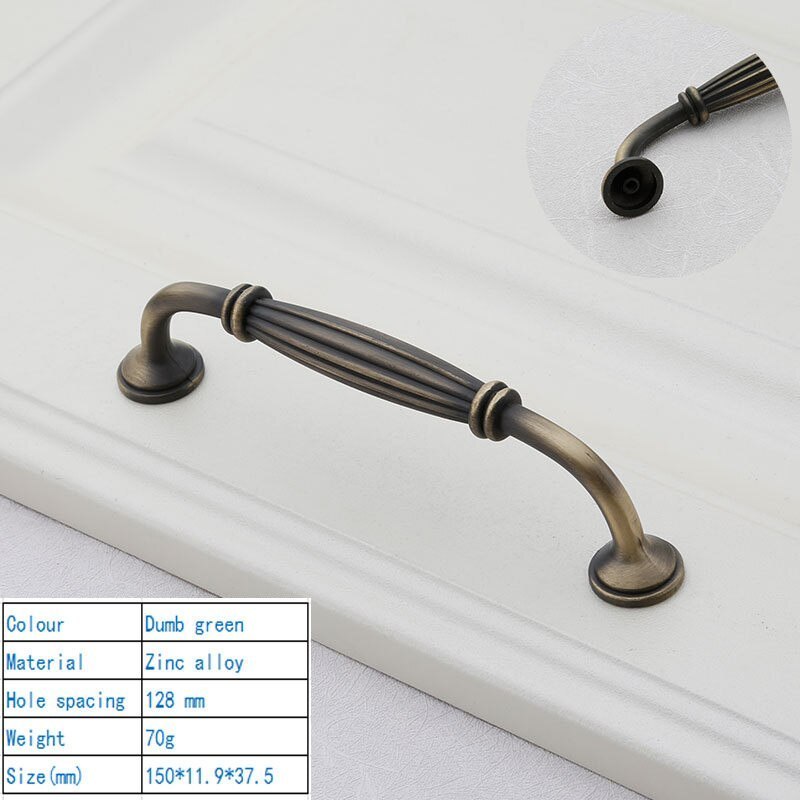 RHETECH Durable Aluminum Alloy 96/128Mm Single Hole Drawer Pull Handles Decorative Drawer Pulls Flat Black Cabinet Hardware