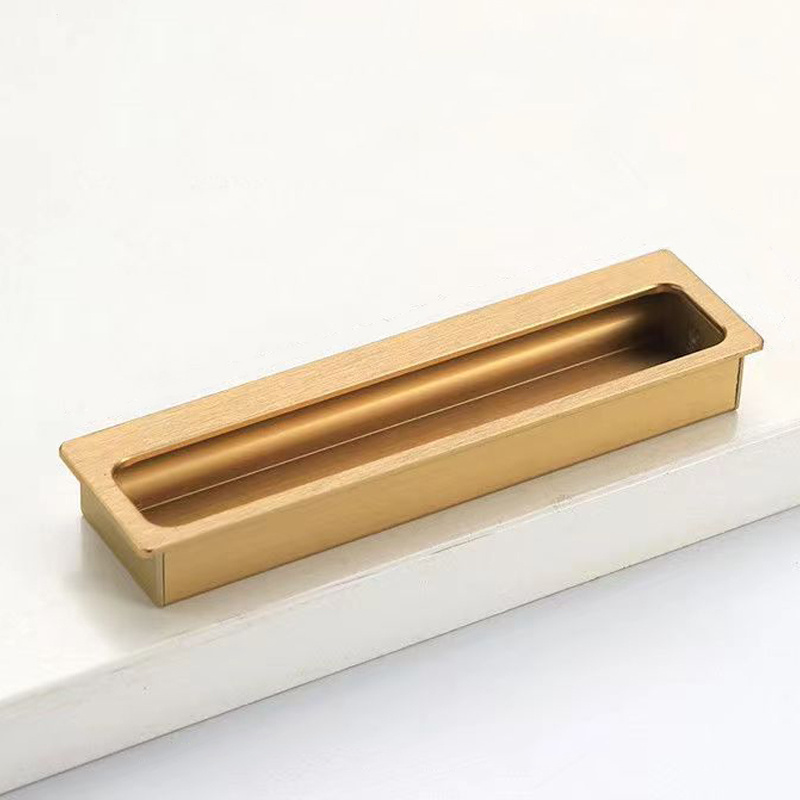 Built-In Kitchen Cabinet Handles Drawer Wardrobe Hidden Finger Edge Pulls