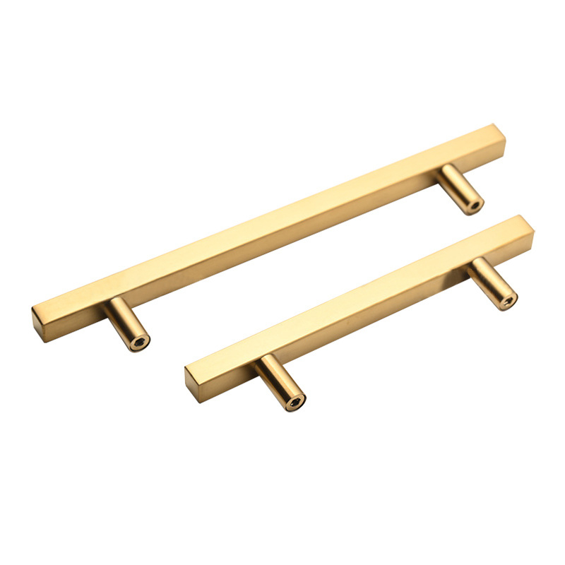 Furniture Handles Gold Kitchen Cabinet Handles Knobs Brushed Kitchen Cabinet Hardware T Bar Drawer Pulls