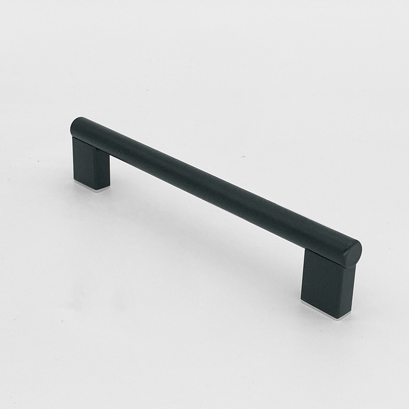 Customized Cheap Kitchen Drawer Accessories Round T-Bar Satin Black Cabinet Pulls Furniture Knobs