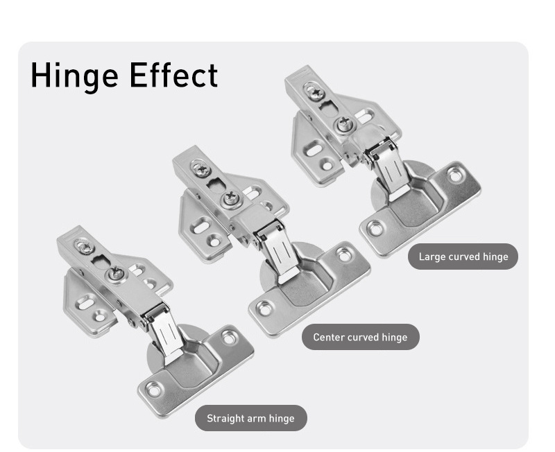 RHETECH Cabinet Hinge Hardware One Way /Two Way 35mm Kitchen Cabinet 2d 3d Concealed Hinge Hydraulic Soft Close Furniture Hinge