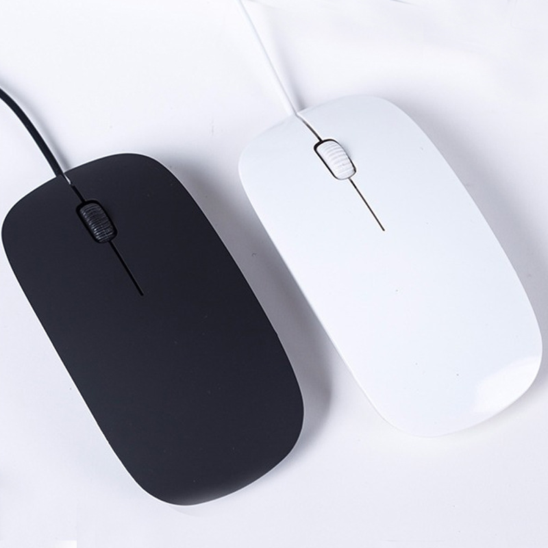 Factory wholesale high quality hot sale mini silent 3D wired mouse office notebook desktop USB optical mouse