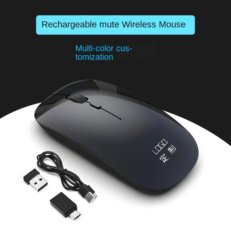 Factory Wholesale Hot Sale Generation Wireless 2.4G Mouse Mute Laptop Desktop Gift Cross-Border Wireless Office Mouse