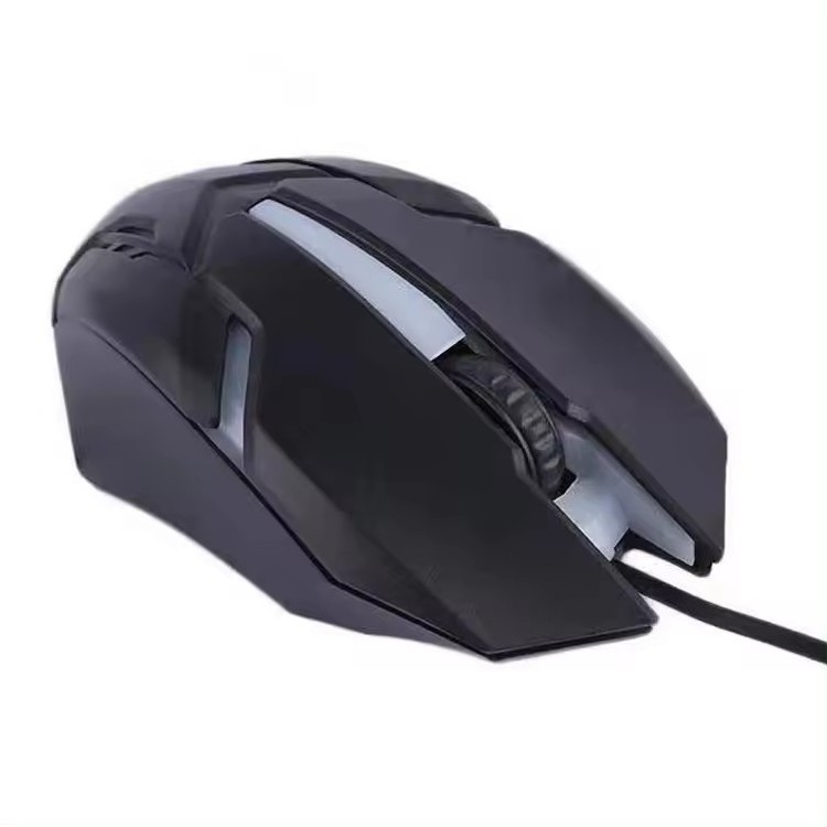 Factory Direct Luminous Game Mouse Wholesale Custom USB Computer Mouse X1 X5 Backlit Wired Mouse Cross-Border