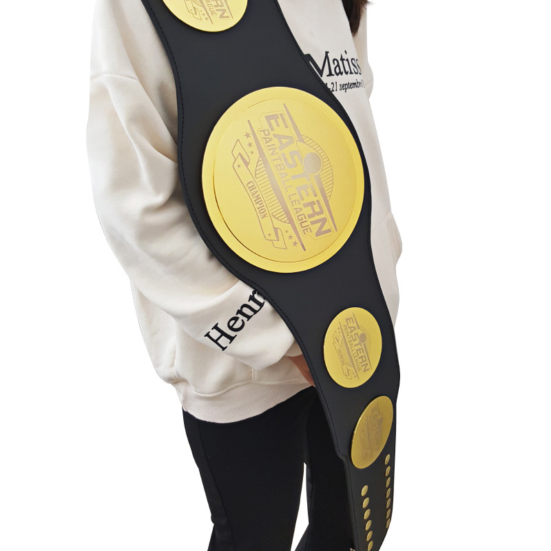 Free Design Custom Adult Fantasy Football Championship Belt New Design Blank Belts Winner Boxing Competition Prize Belt