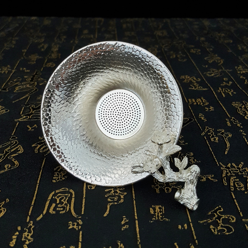 Custom cheap new design coffee filter metal tin loose leaf mesh tea infuser strainer with handle