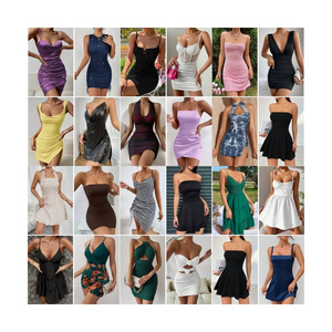 Sexy Club Wear Dresses Women Lady Elegant Bodycon Solid Color Cut Out Casual Dresses For Women