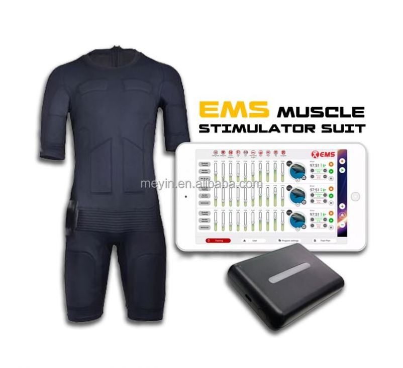 wholesale silicone full bodytec wireless ems trainer training fitness suit ems training suit