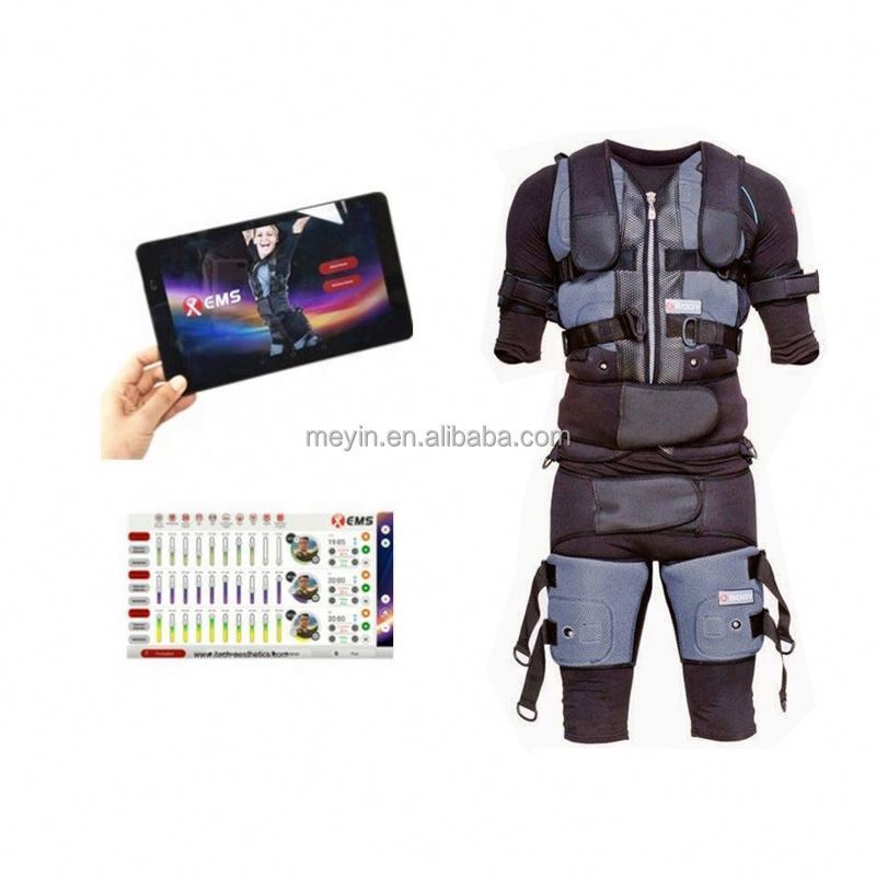 wholesale silicone full bodytec wireless ems trainer training fitness suit ems training suit