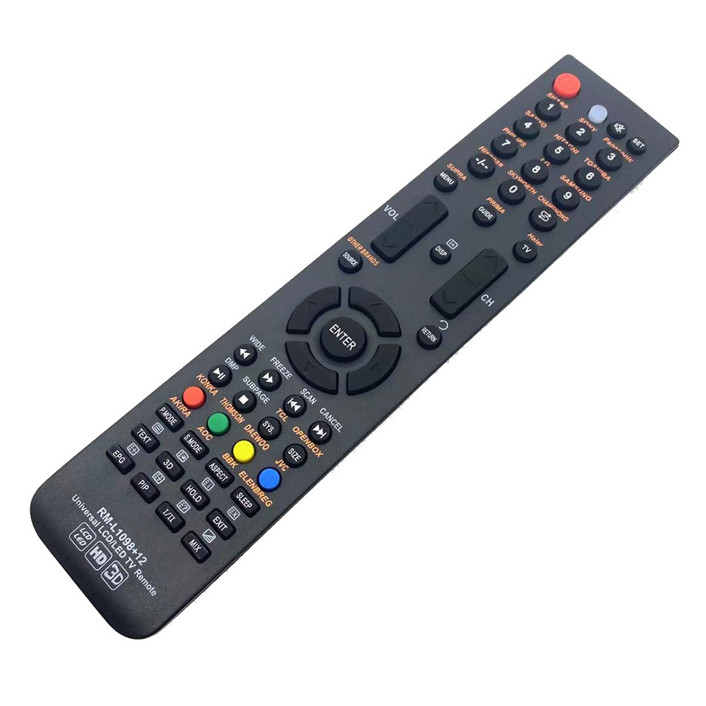 RM-L1098+12 Universal TV Remote Control for Most of Brand Sony Hisense Samsung L-G sharp haier tv models universal remote