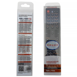 RM-L1098+12 universal TV remote control for most of brand sony hisense samsung L-G sharp haier tv models huayu universal remote