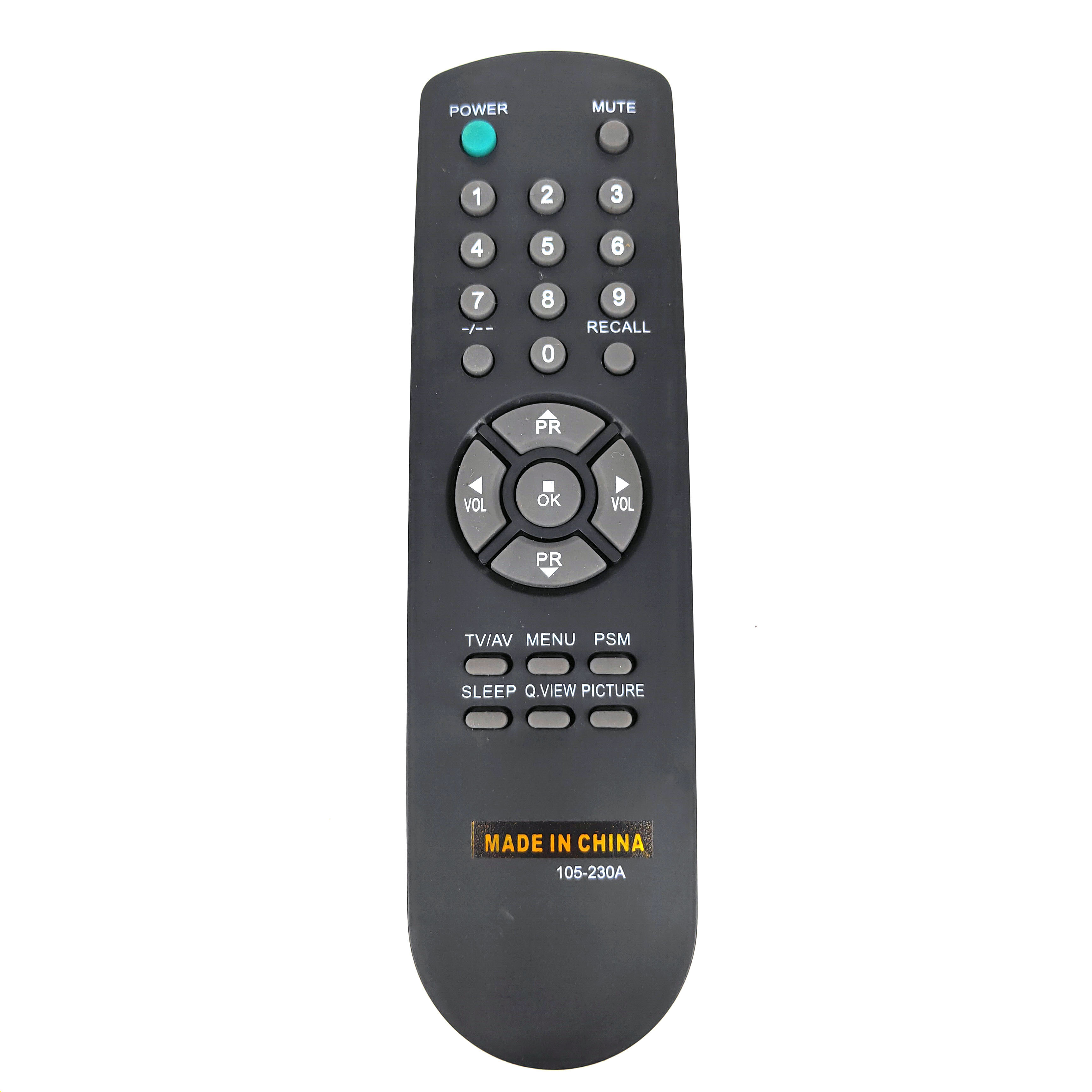 105-230A GOLDSTAR TV Remote for L-G GOLDSTAR TV CF-14A40 CF-14D60B CF-20A40 CF-20A90B CF-20B70W CF-21D10B CF-21D70B CF-21E20B