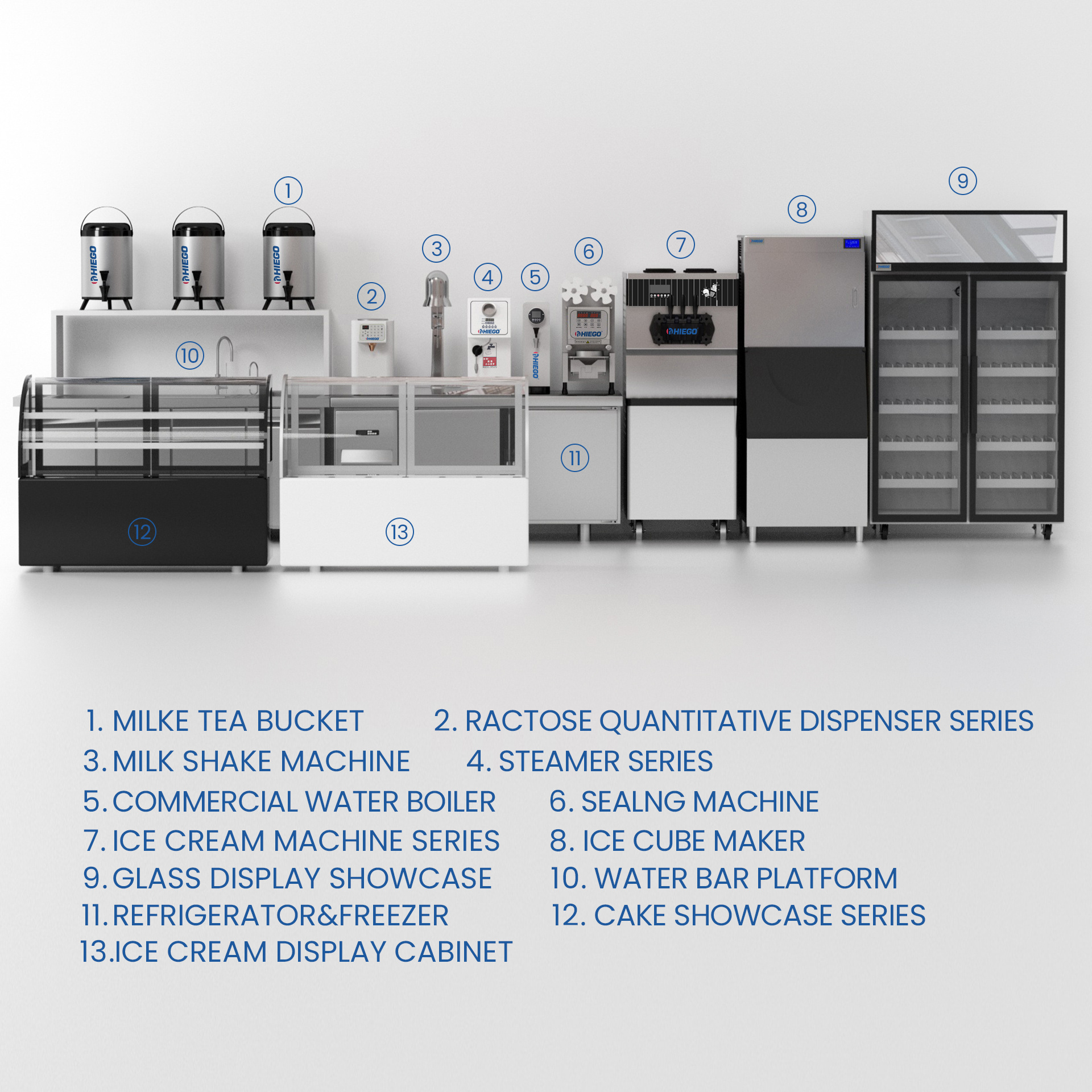 New design Commercial Automatic Bubble Tea Counter  customize drink station bubble tea counter and milk tea equipment