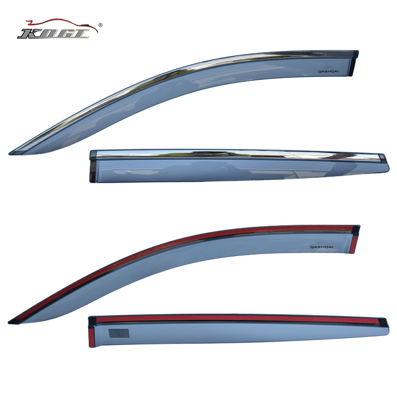 High Quality factory hot selling  Car Accessories Protect Rain Guard Sun Window Visor Deflector for NISSAN Qashqai