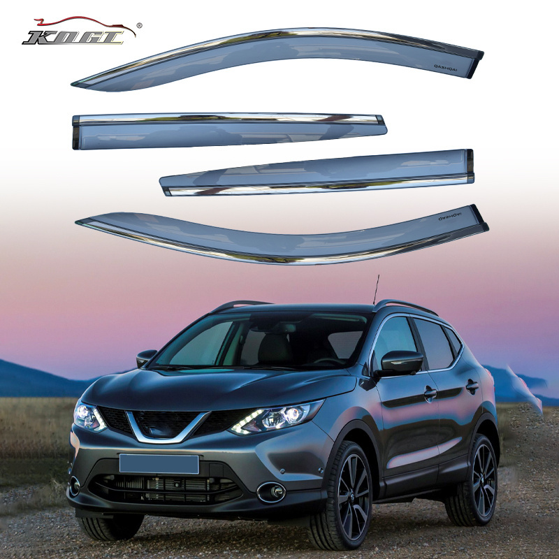 High Quality factory hot selling  Car Accessories Protect Rain Guard Sun Window Visor Deflector for NISSAN Qashqai