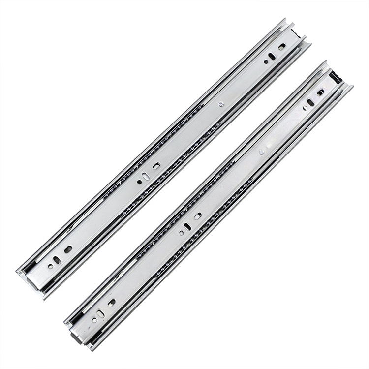 Full Extension Home Ball Bearing Hardware Telescopic Channel Furniture Drawer Slide Rail