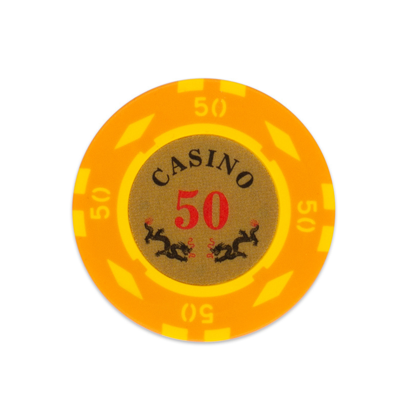 Various color poker chips ceramic chips professional casino clay poker chips for use