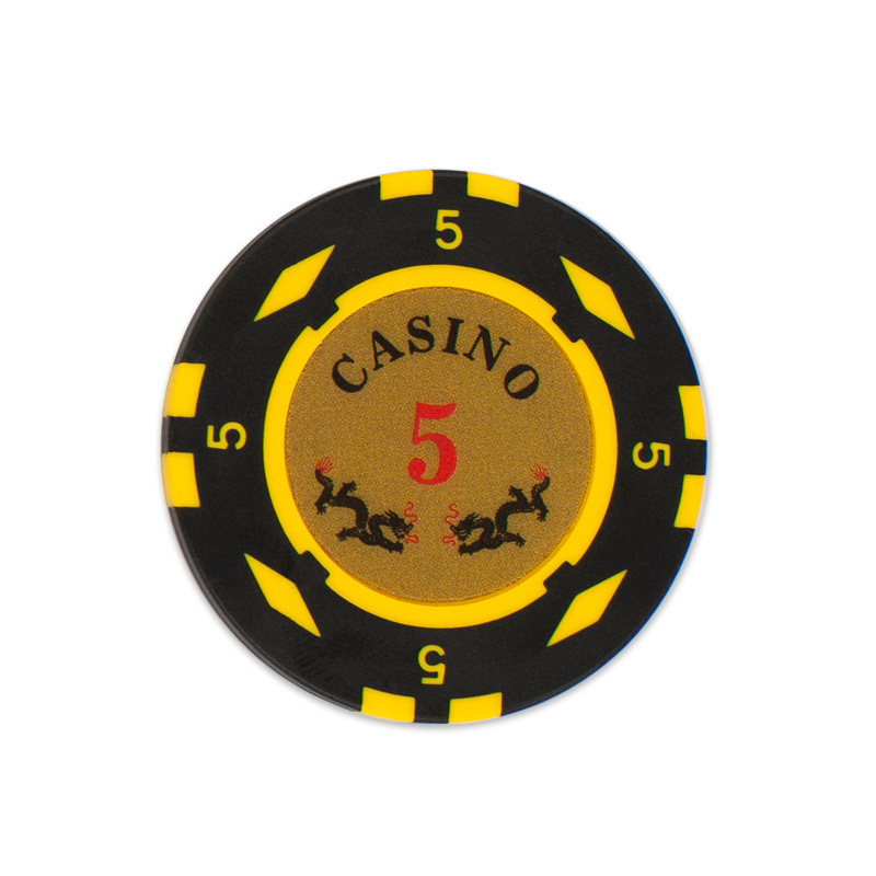 High quality customized casino poker with multiple colors of ceramic chips