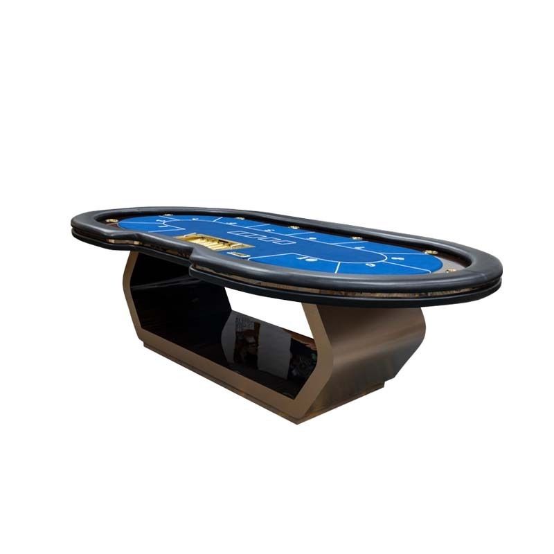 Texas Poker Table Customization Factory Wholesale Price with LED Light Casino Texas Poker Table Casino Texas Table