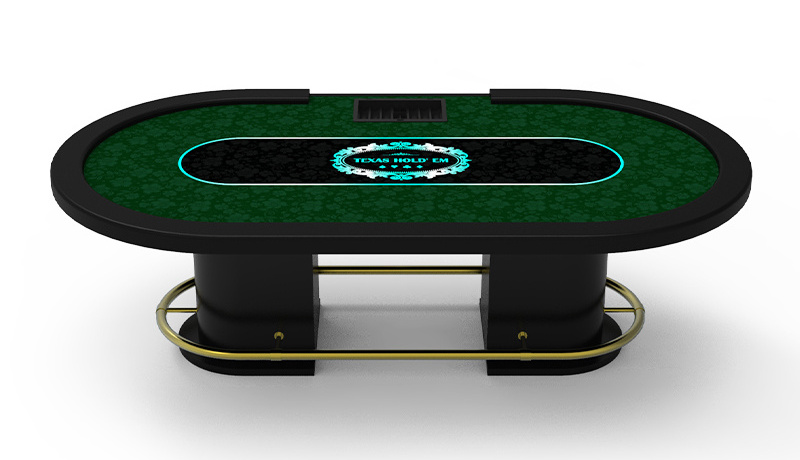 High quality luxury casino table baccarat poker customized game table heavy poker table for casino