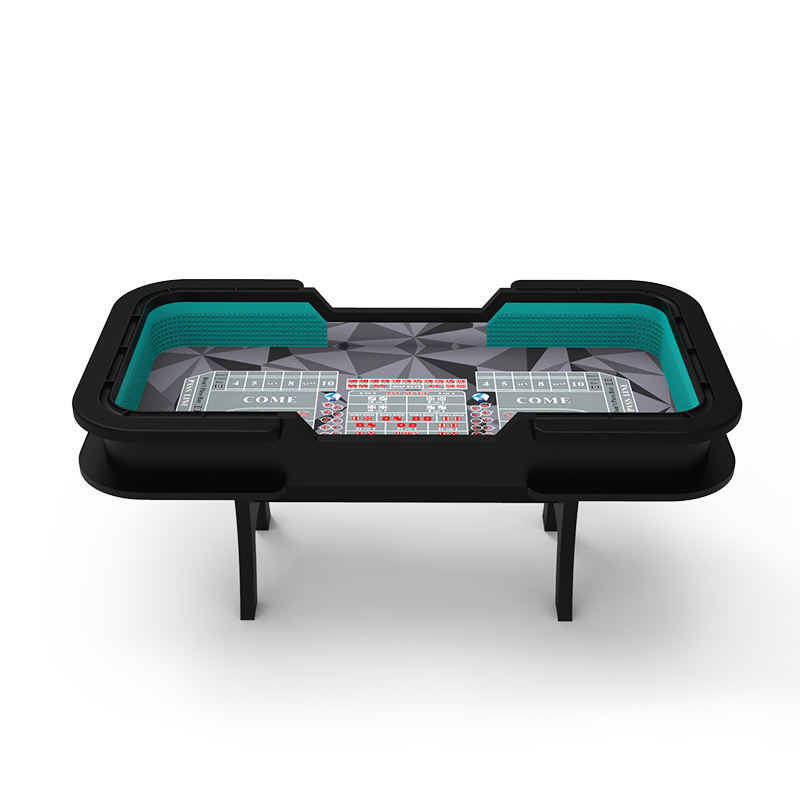 96 inch Casino Quality Deluxe Portable Professional Craps Poker Table Dices Craps Table