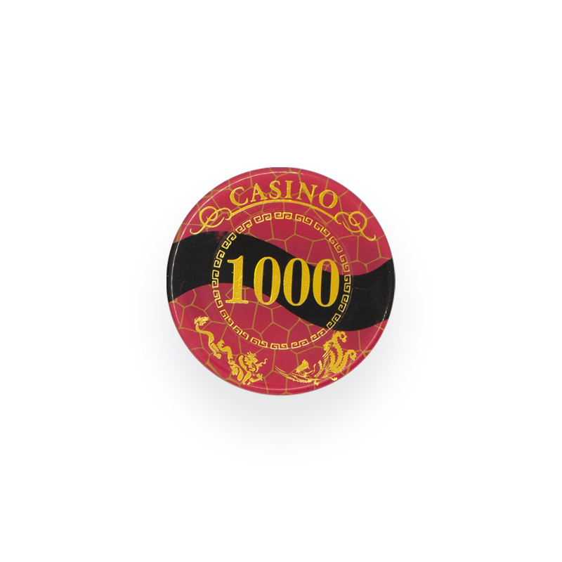 Customized  Acrylic phoenix bronzing code Cheap Poker Chips poker chips Poker Chips With Denominations