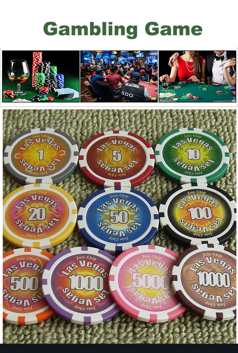 High Quality Customized Las Vegas  Poker Chips Professional Casino Chips baccarat casino poker chip