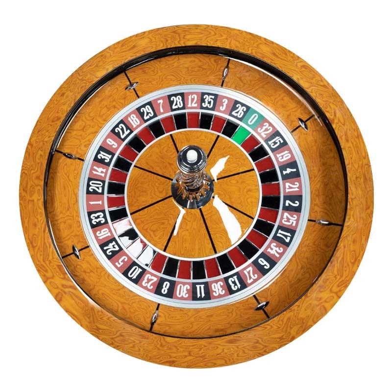 Professional luxury high-quality 32-inch roulette wheel Casino advanced roulette professional solid wood roulette wheel