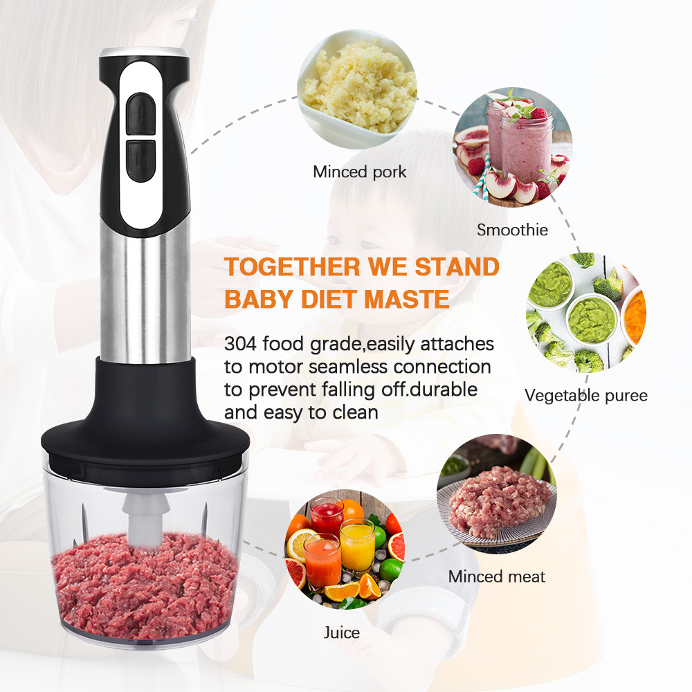 Household Kitchen 700 Walt 3 In 1 Handheld Blender, Hand Stick Mixer Blender.