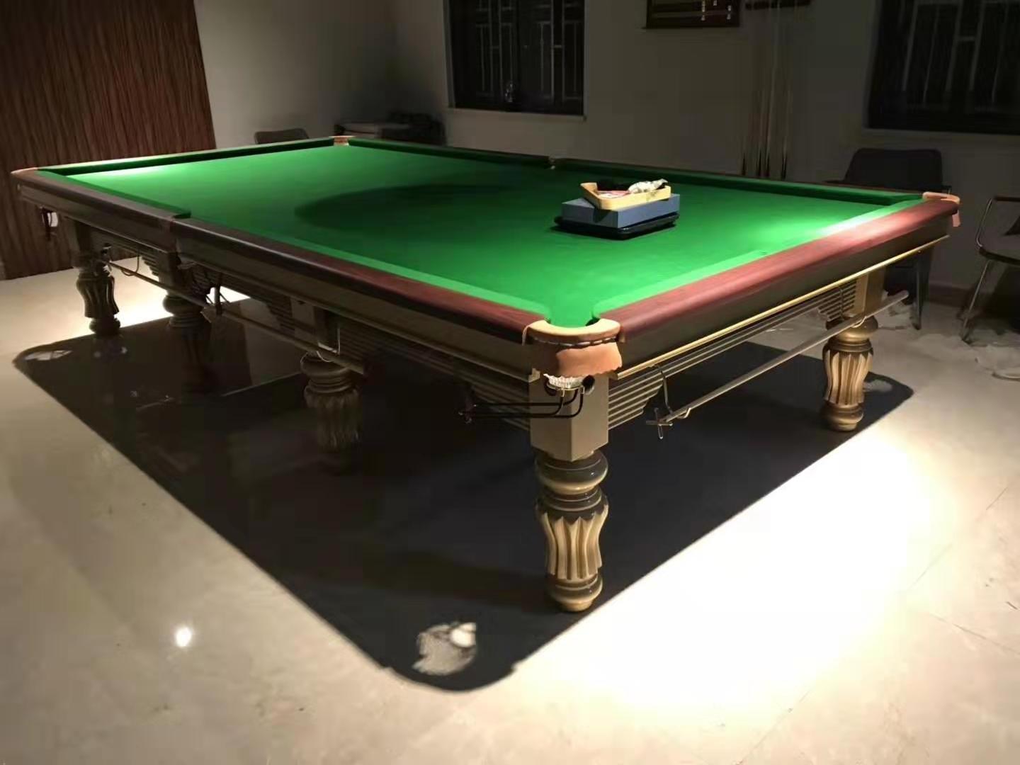 English style Solid Wood Snooker Billiards Table