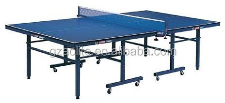 Movable Indoor Table Tennis Table Foldable Exercise Equipment Main Material MDF for Outdoor Sports Ping Pong Pingpong Table