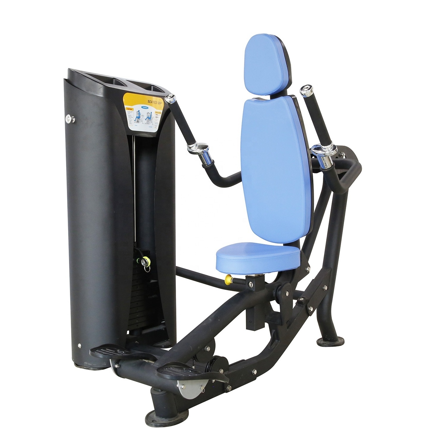 China Steel Seated Dip Exercise Machine for Bodybuilding Leg and Arm Fitness Gym Equipment Steel Tube-Best Price!