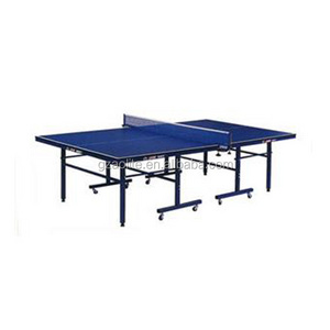 Movable Indoor Table Tennis Table Foldable Exercise Equipment Main Material MDF for Outdoor Sports Ping Pong Pingpong Table