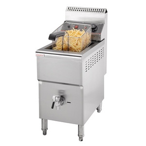 17 Liter Stainless steel KFC gas pressure fryer Gas potato twist deep fryer with Knob