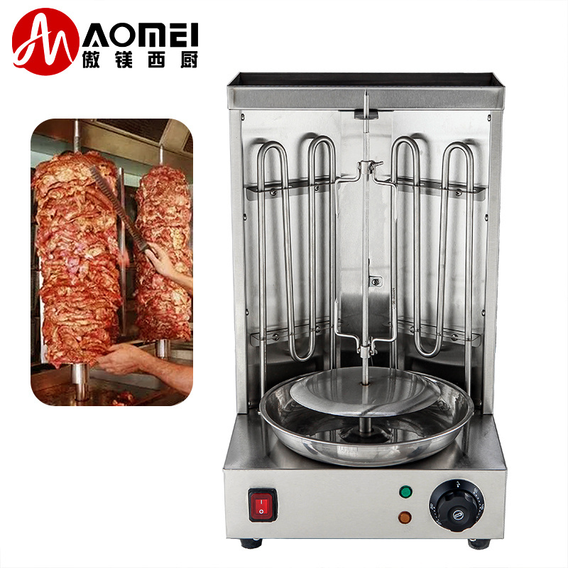 Commercial Professional Custom Gas Doner Kebab Making Machine Shawarma Gas Kebab Machine