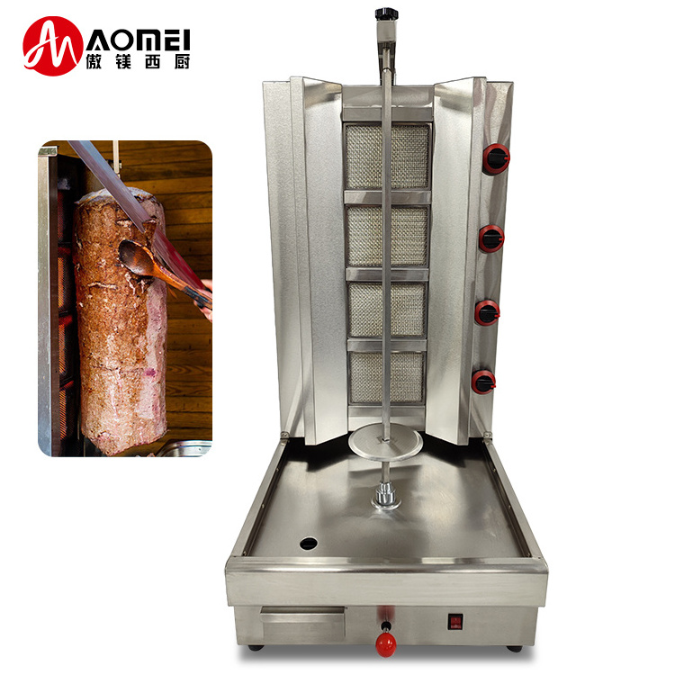 Factory Outlet Good Price Commercial Chicken Gas Shawarma Kebab Machine Shawarma Making Machine