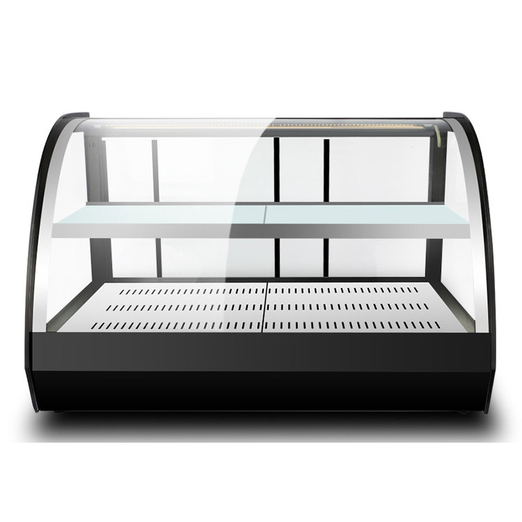 1.2m 2 layer curved glass warming showcase food display warmer hot food heating display showcase display