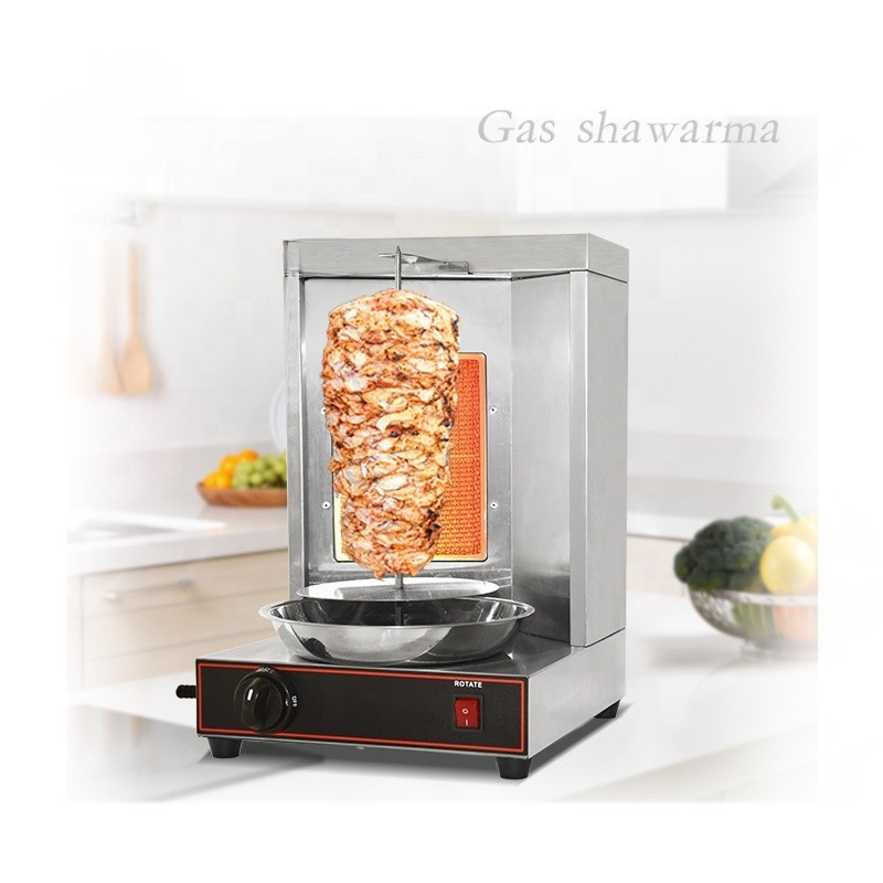 Commercial Professional Custom Gas Doner Kebab Making Machine Shawarma Gas Kebab Machine