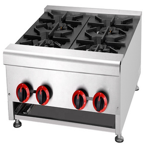 Industrial Table type gas cooker stove with 4 burner