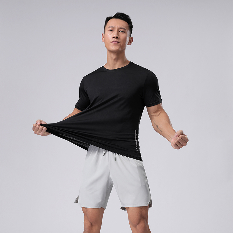 Men's Workout T-Shirts Quick Dry Athletic Moisture Wicking Performance Shirt for Running Gym