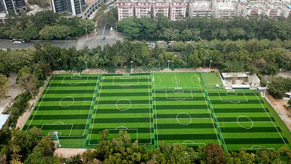 ENOCH Guangzhou futsal court turf pe football artificial grass indoor football field for sale