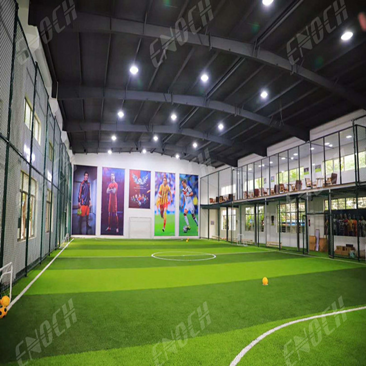 ENOCH Guangzhou futsal court turf pe football artificial grass indoor football field for sale