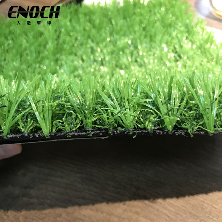 ENOCH Artificial grass no rubber no sand non infill turf for soccer football