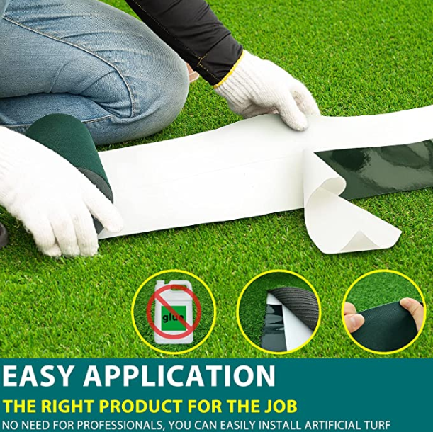 ENOCH Landscaping grass joint tape non-woven single sided turf seaming tape artificial grass joining tape